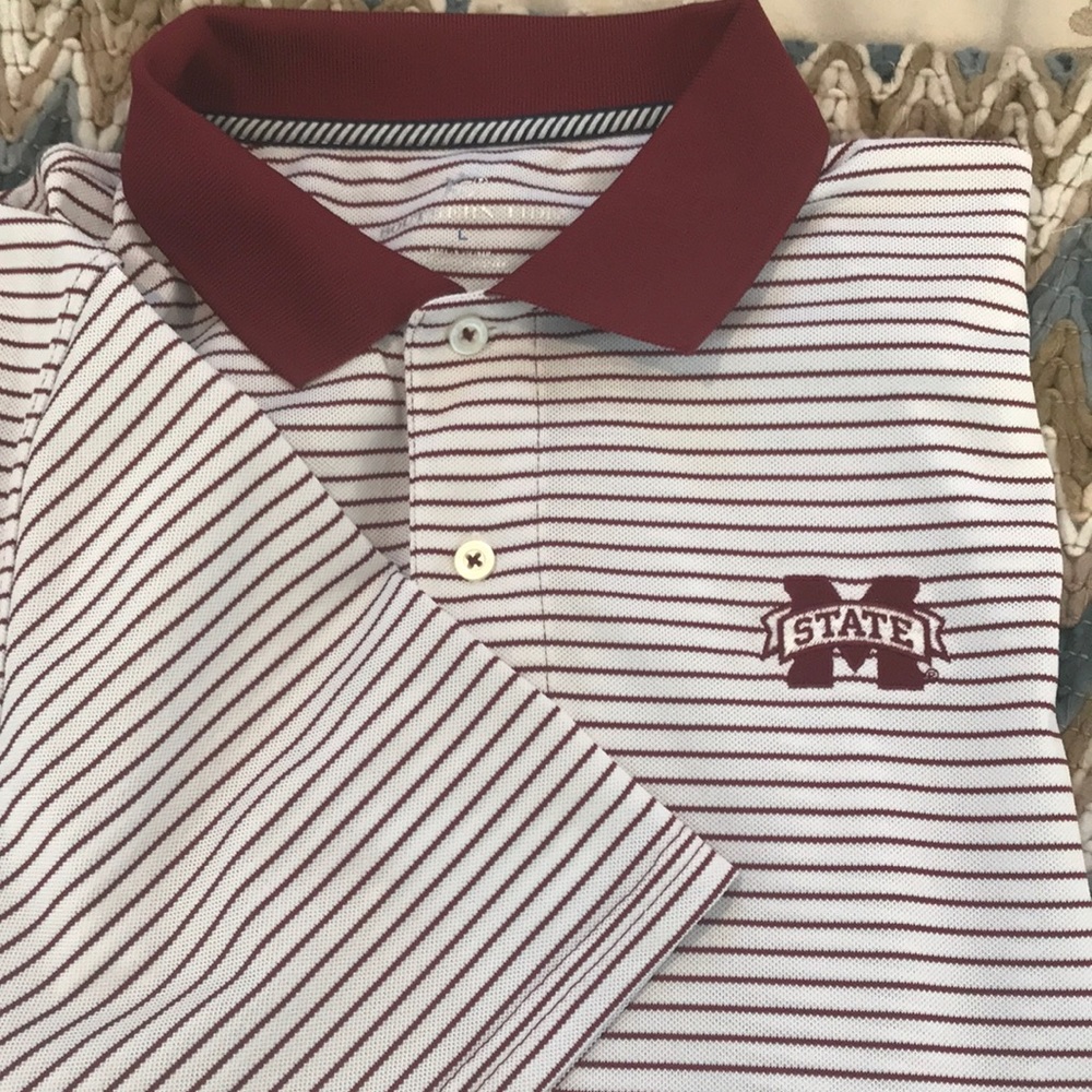 L Southern Tide short sleeve MS STATE UNIV shirt